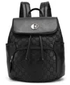 Elle Compass 11" Monogram Mini Backpack In Black