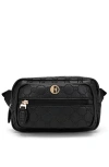 Elle Compass 1.6l Vegan Leather Monogram Sling In Black