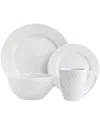 Elle Decor Bridgette Porcelain 16pc Dinner Set