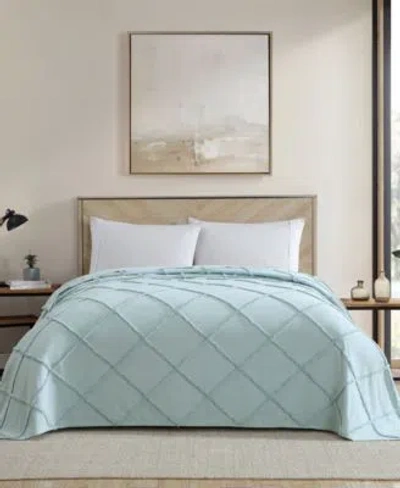 Elle Decor Chenille Classic Bedspreads In Blue