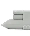 Elle Decor Embroidered 4-pc. Sheet Set, Twin In Gray