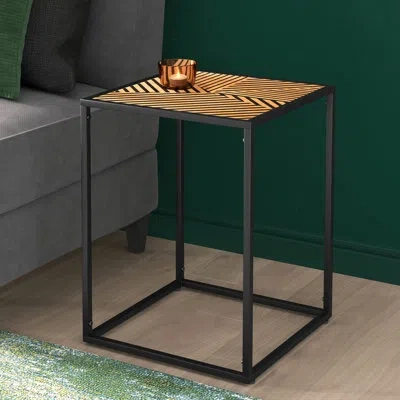 Elle Decor Julian Side Table In Black