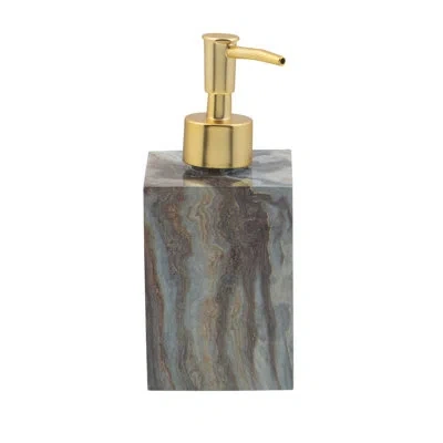 Elle Decor Elle Décor Square Soap Dispenser In Agate In Grey