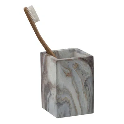 Elle Decor Elle Décor Square Tumbler In Agate In Grey