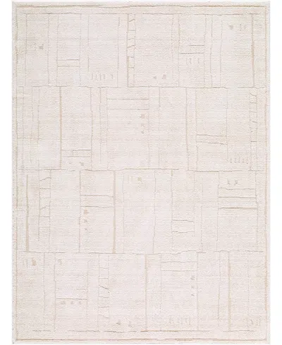 Elle Decor X Livabliss Alma 886424 5'3"x7' Area Rug In Brown