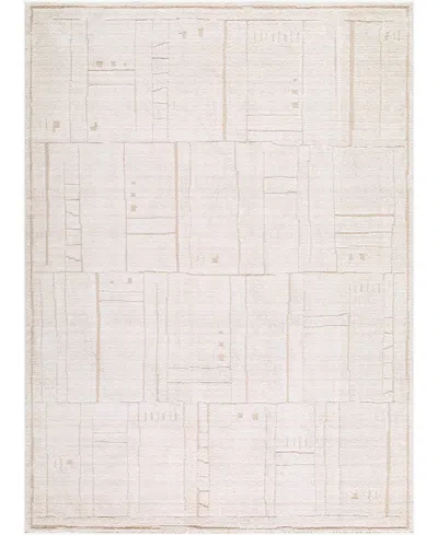 Elle Decor X Livabliss Alma 886424 6'7"x9' Area Rug In Brown