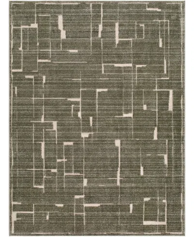 Elle Decor X Livabliss Alma 886433 6'7"x9' Area Rug In Olive