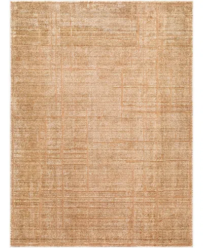 Elle Decor X Livabliss Alma 886438 5'3"x7' Area Rug In Brown