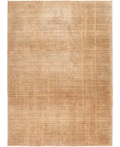 Elle Decor X Livabliss Alma 886438 6'7"x9' Area Rug In Brown