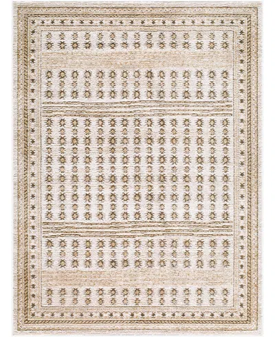 Elle Decor X Livabliss Alma 886447 6'7"x9' Area Rug In Ivory