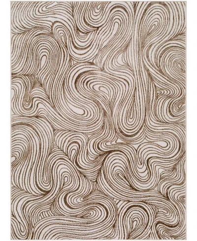 Elle Decor X Livabliss Grenelle 918986 9'2"x12' Area Rug In Dark Brown