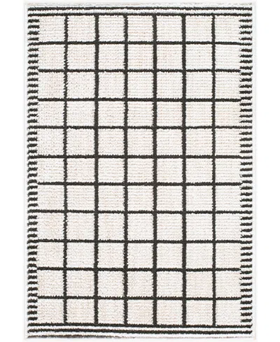 Elle Decor X Livabliss Odeon 893423 2'x2'11" Area Rug In White