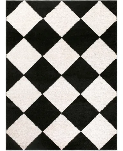 Elle Decor X Livabliss Rivoli 886416 6'7"x9' Area Rug In Black