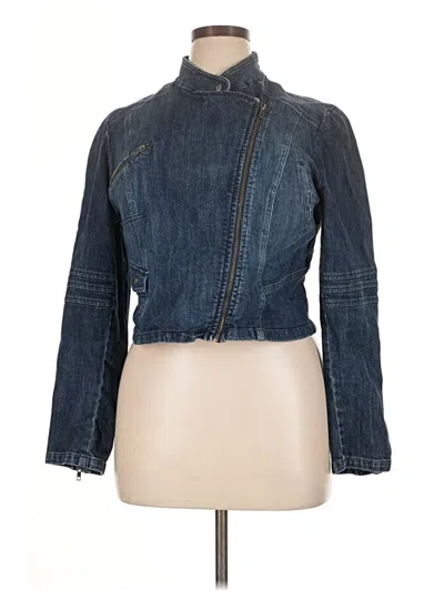 Pre-owned Elle Denim Jacket In Blue