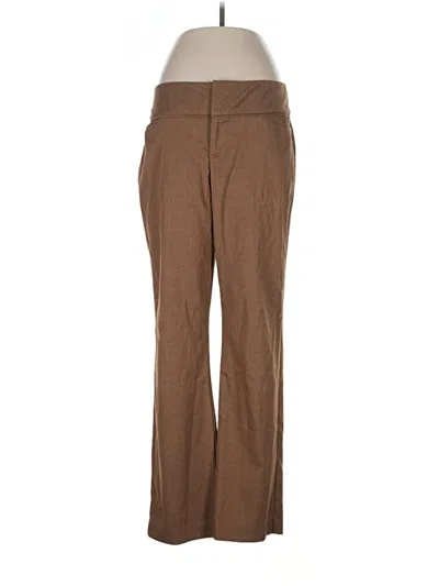 Pre-owned Elle Dress Pants In Brown