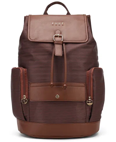 ELLE ELEGANZA 17" MONOGRAM BACKPACK