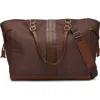 Elle Eleganza 32l Monogram Weekender Tote Bag In Brown