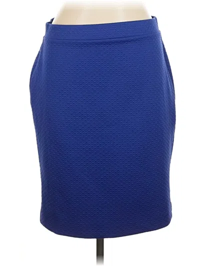 Pre-owned Elle Formal Skirt In Blue