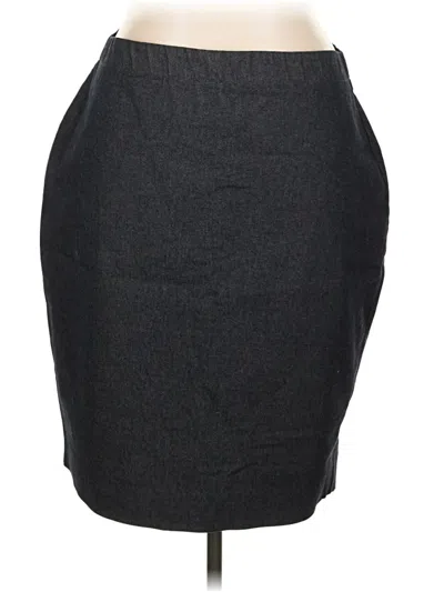 Pre-owned Elle Formal Skirt In Gray