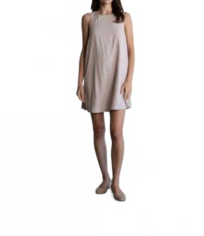 Elle Grey Simplicity Crew Dress In Blush In Gold