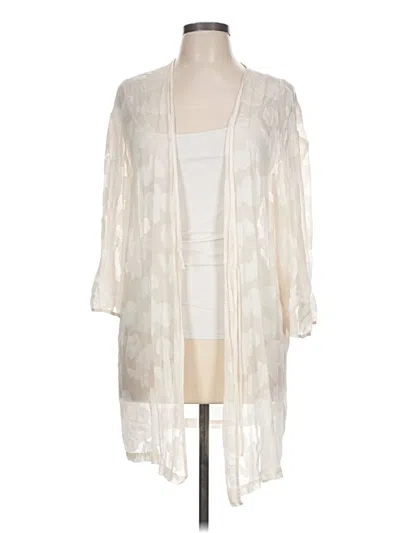 Pre-owned Elle Kimono In Ivory