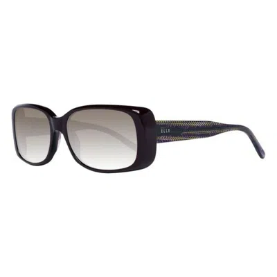 Elle Ladies' Sunglasses  El18966-55pu  55 Mm Gbby2 In Black