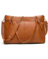 Elle Leisure Luxe 13" Weekender Tote Bag In Brown