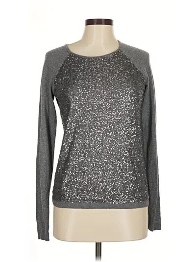 Pre-owned Elle Long Sleeve T-shirt In Silver