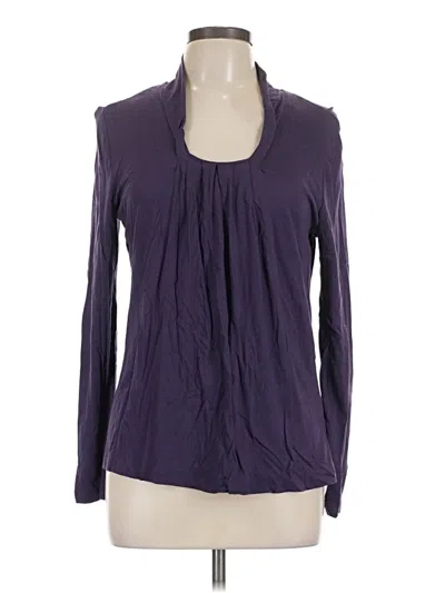 Pre-owned Elle Long Sleeve T-shirt In Purple