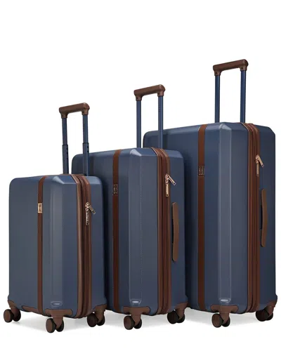 Elle Luxe Journey 3 Piece Expandable Retro Spinner