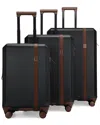 Elle Luxe Journey 3 Piece Expandable Retro Spinner