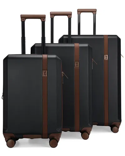 Elle Luxe Journey 3 Piece Expandable Retro Spinner