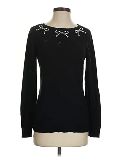Pre-owned Elle Pullover Sweater In Black