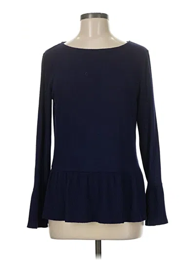 Pre-owned Elle Pullover Sweater In Blue