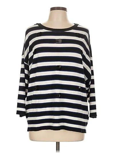 Pre-owned Elle Pullover Sweater In Blue