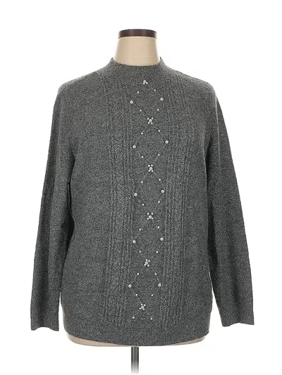 Pre-owned Elle Pullover Sweater In Gray