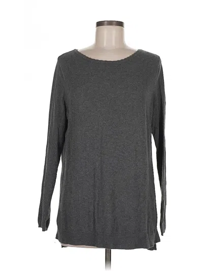 Pre-owned Elle Pullover Sweater In Gray