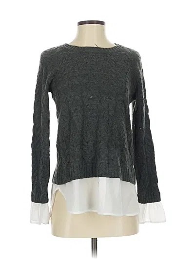 Pre-owned Elle Pullover Sweater In Gray