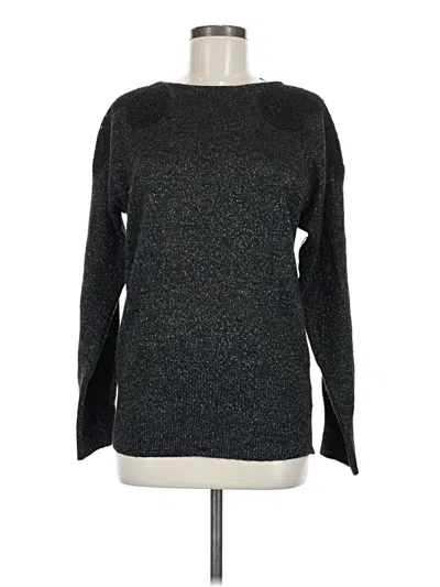 Pre-owned Elle Pullover Sweater In Gray