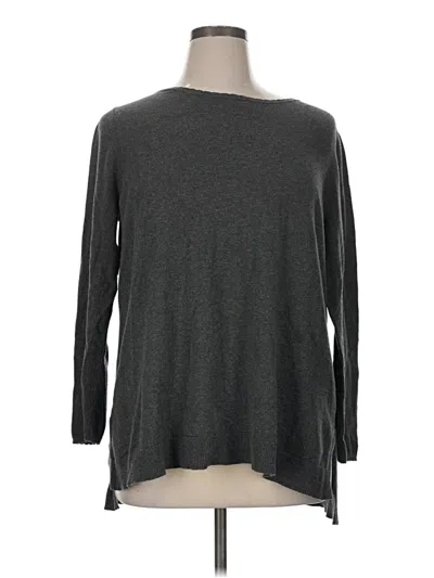 Pre-owned Elle Pullover Sweater In Gray