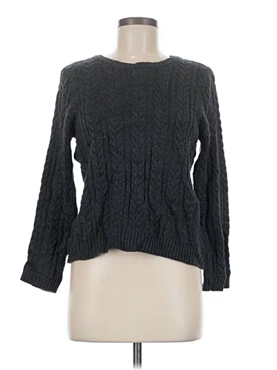 Pre-owned Elle Pullover Sweater In Gray