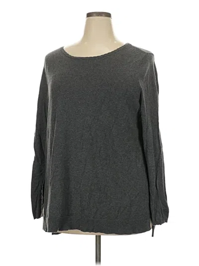 Pre-owned Elle Pullover Sweater In Gray