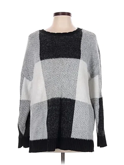 Pre-owned Elle Pullover Sweater In Gray
