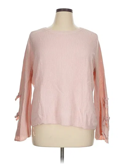 Pre-owned Elle Pullover Sweater In Pink