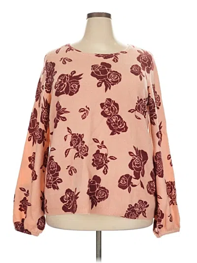 Pre-owned Elle Pullover Sweater In Pink