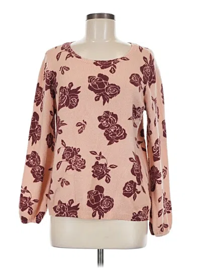 Pre-owned Elle Pullover Sweater In Pink