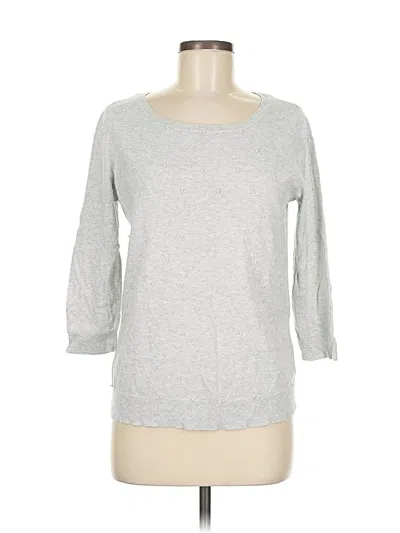 Pre-owned Elle Pullover Sweater In Silver