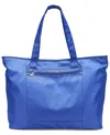 Elle Rendezvous 38l Twill Weekender Tote Bag In Blue