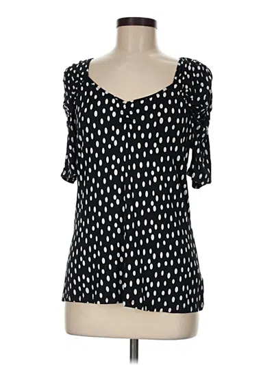 Pre-owned Elle Short Sleeve T-shirt In Black