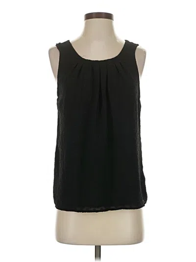 Pre-owned Elle Sleeveless Blouse In Black